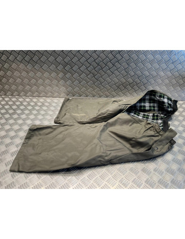 Cuissard leger anti ronces polyester double coton kaki chasse foret taille xxl