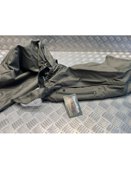 Cuissard leger anti ronces polyester double coton kaki chasse foret taille xxl