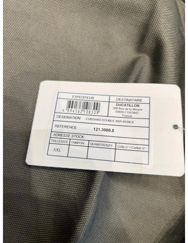 Cuissard leger anti ronces polyester double coton kaki chasse foret taille xxl