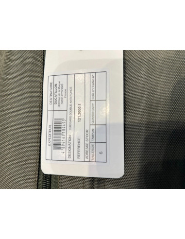 cuissard leger anti ronces polyester double coton kaki chasse foret taille s