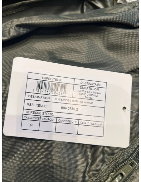 cuissard impermeable polyamide enduction en pvc kaki chasse foret neuf talle m