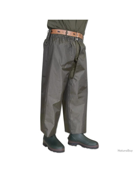 cuissard impermeable polyamide enduction en pvc kaki chasse foret neuf talle m