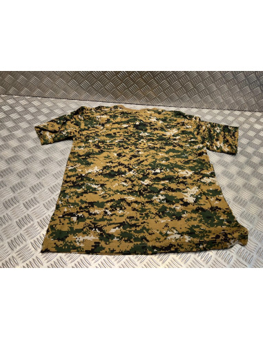 t shirt mfh camo digital woodland neuf taille m 00104c