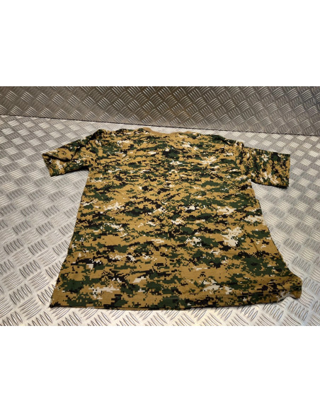 t shirt mfh camo digital woodland neuf taille m 00104c