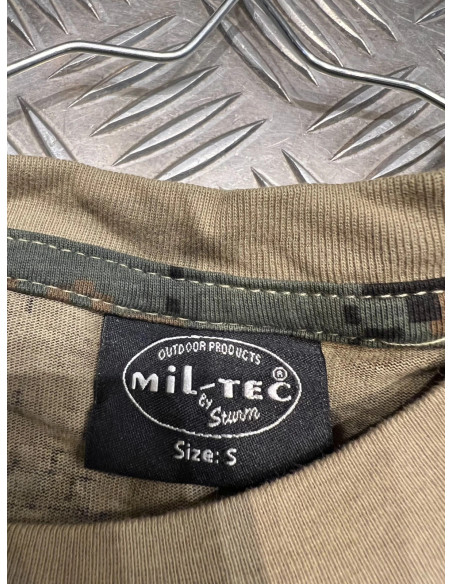 t shirt mil-tec camo digital woodland neuf 11012071