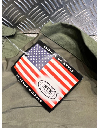 chemise t shirt combat us vert olive mfh 02601b taille xl neuf