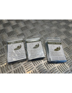 3 x couvertures thermique urgence survie secours sauvetage randonnee camping