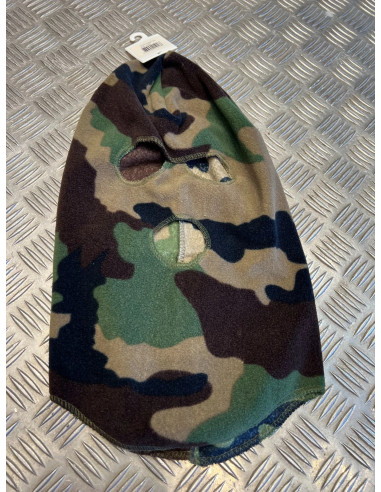 cagoule confort chaude micro polaire camo neuf