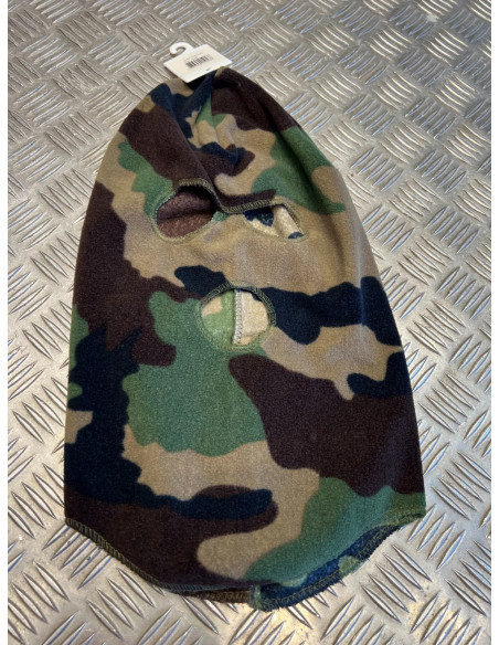 cagoule confort chaude micro polaire camo neuf