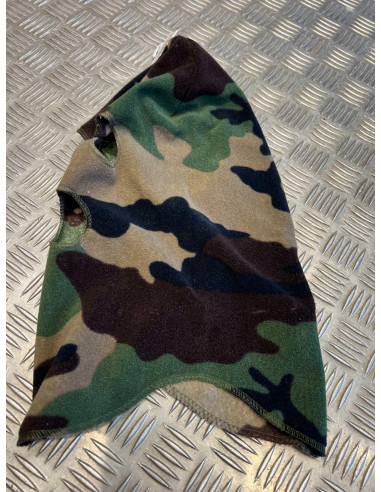 cagoule confort chaude micro polaire camo neuf