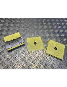100 cartons cibles 14 x 14 cm pour le tir 2