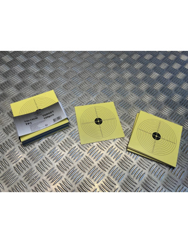 100 cartons cibles 14 x 14 cm pour le tir