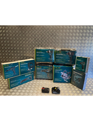 adaptateur batterie makita sur outils portatif silex rida liangye schneider 777