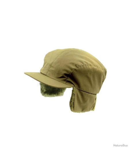 casquette fourree chaude reversible kaki ou orange taille 59/61