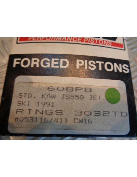 piston 608 wiseco 77 mm jet ski kawasaki js550 1991 bihr 608P8
