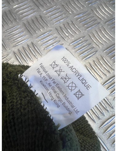 cagoule chaude polyester vert armée taille unique neuf chasse randonne foret