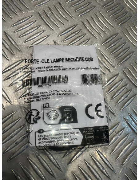 alarme poche compacte anti agression sos sirene lampe flash LED puissante 3 mode