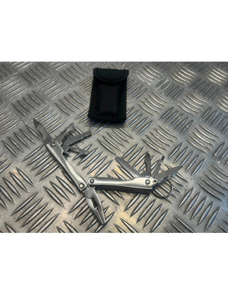 pince multifonctions 9 outils 15 fonctions acier inox 10,5x5,5cm