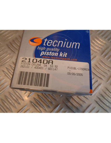 piston segment tecnium 2104 coule 53,92 mm moto honda 125 cr hm cre P101BL-1700A