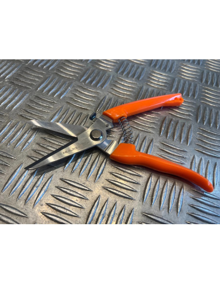 secateur ciseau orange hulkium pro pour taille couper jardin plante