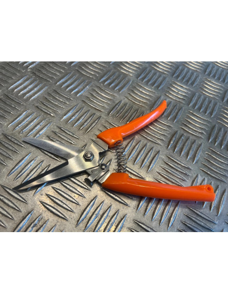 secateur ciseau orange hulkium pro pour taille couper jardin plante