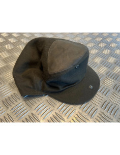 casquette plate confort laine suédine marron vert taille 59 ou 61 neuf