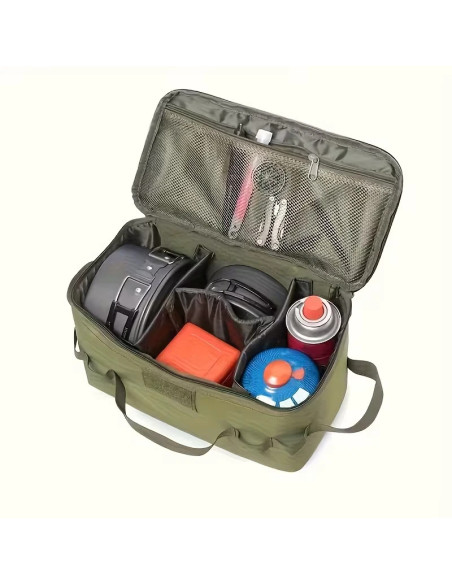 sac transport multipoches organisateur rangement camping pique-nique pêche