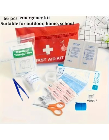 pharmacie premier secours urgence survie randonnée voiture maison kit urgence