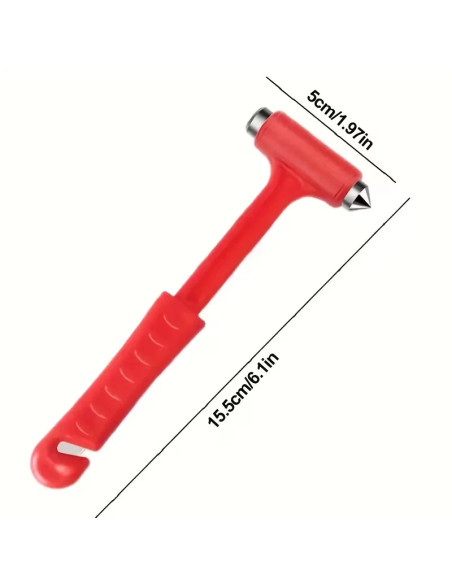 marteau brise vitre fenetre verre coupe ceinture securite urgence secour voiture