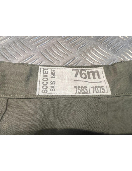 pantalon militaire f2 kaki armee francaise taille 76m neuf