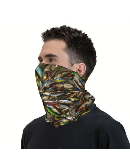 Cache nez protege tour cou echarpe masque camo neuf