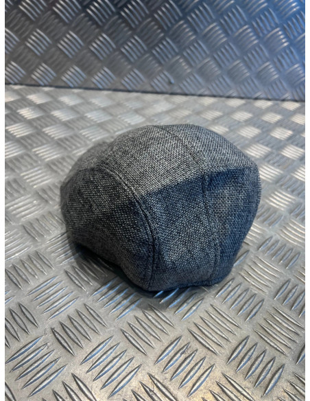 Casquette plate souple beret gris taille unique tweed irlandais neuf