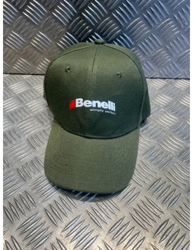Casquette benelli vert olive kaki taille unique ajustable