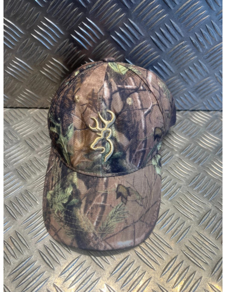 Casquette taille unique browning camo chasse peche nature camo