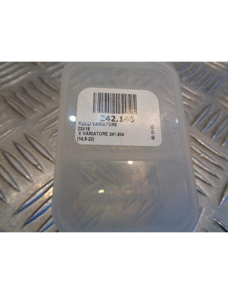 6 galets polini 23 x 18 mm - 14,8 gr et 22 gr scooter 125 250 suzuki kymco honda