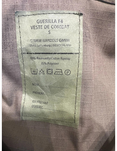 veste blouson parka combat smock f4 guerilla mil-tec militaire armee taille s