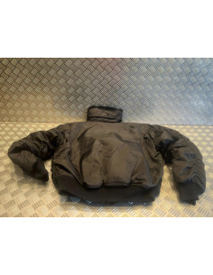 veste bombers mil-tec cwu col en fourrure noir neuf taille xxl 2
