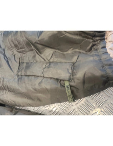 veste doudoune thermique grand froid réversible mil-tec vert ou marron taille m