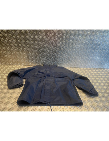 coupe vent veste imperméable pluie bleu marine seyntex militaire armée otan s
