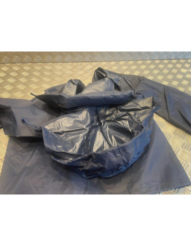 coupe vent veste imperméable pluie bleu marine seyntex militaire armée otan s