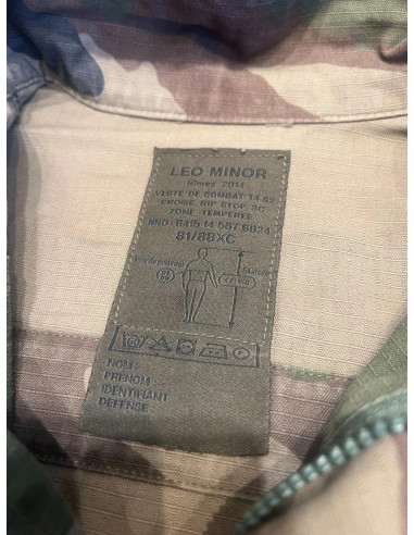 veste combat leo minor treillis félin t4 s2 taille 81/88XC zone tempérée