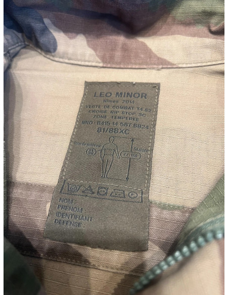 veste combat leo minor treillis félin t4 s2 taille 81/88XC zone tempérée
