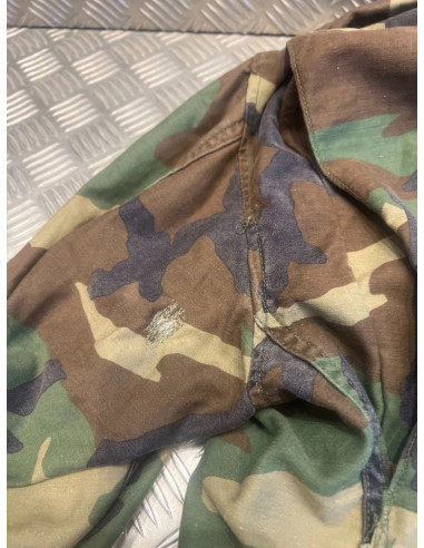 veste de campagne camouflage M-1965 armée américaine militaire vintage 1990 en s