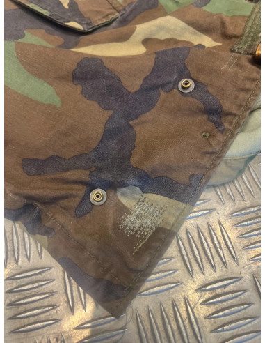 veste de campagne camouflage M-1965 armée américaine militaire vintage 1990 en s