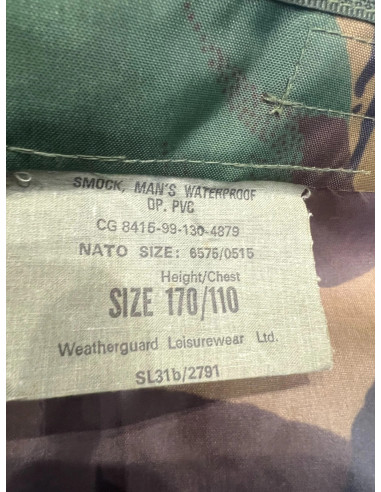 veste coupe vent impermeable pluie dpm smock waterproof militaire british armee