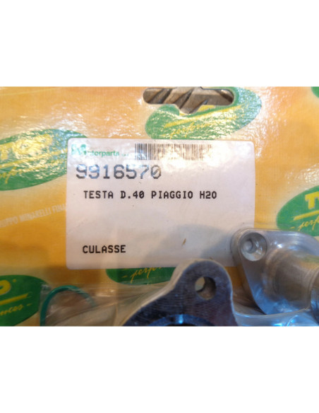 culasse top performance testa diam 40 mm scooter piaggio 50 zip nrg ntt gilera r