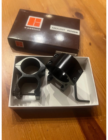 jeu de colliers kassnar pour lunettes diametre de 25,4mm et rail 21mm neuf