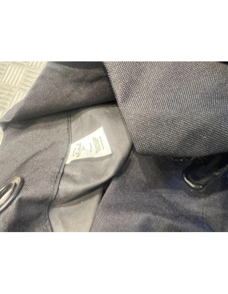 Sac dos polochon paquetage militaire marin bretelles us noir mil-tec 75 litres