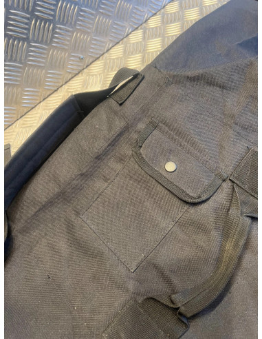 Sac dos polochon paquetage militaire marin bretelles us noir mil-tec 75 litres