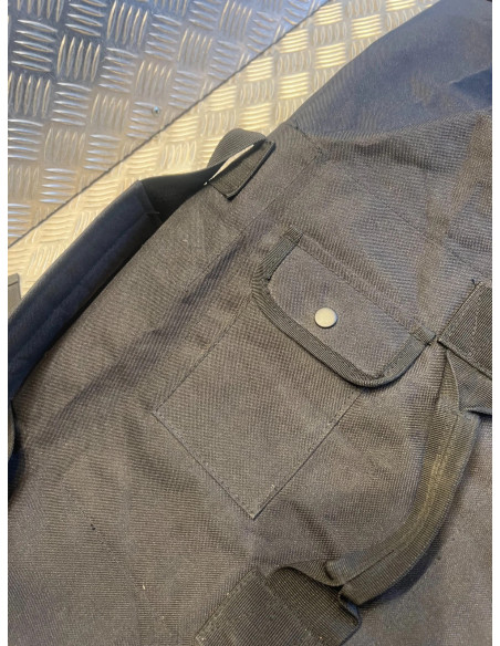 Sac dos polochon paquetage militaire marin bretelles us noir mil-tec 75 litres